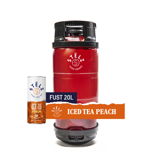 STELZ HARD ICED TEA PEACH FUST 20 LTR